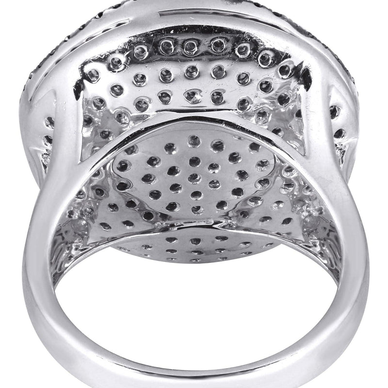 14K Ladies Black Diamond Cocktail Ring | 1.49 Carats | 10.22 Grams