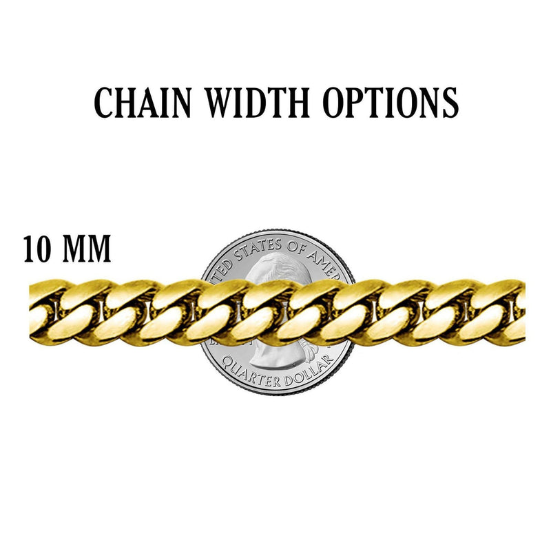 Gold Plated Iced Out Barbed Wire Chain