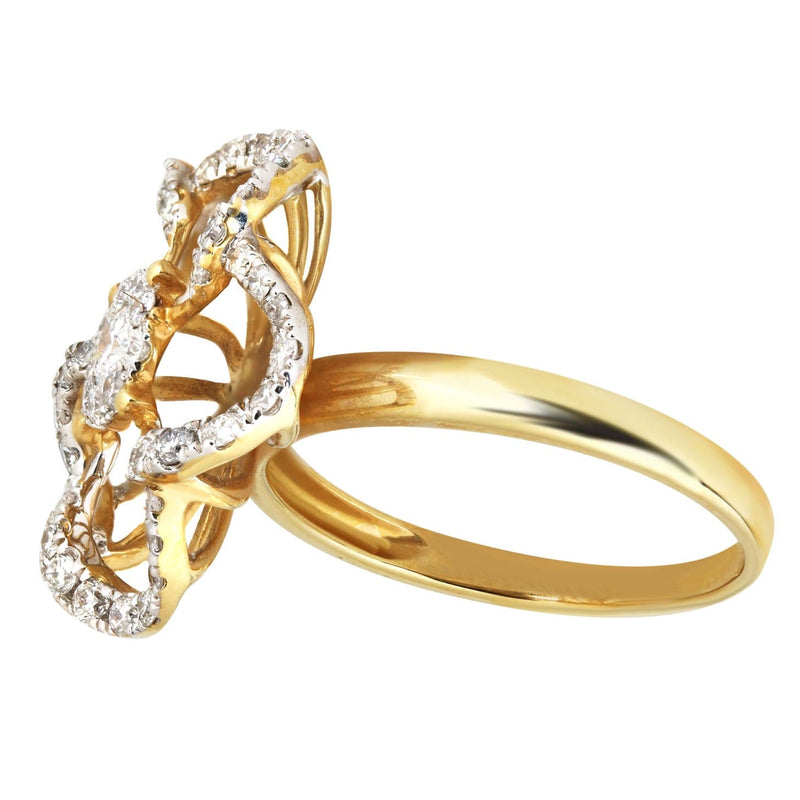 14K Ladies Diamond Cocktail Ring | 0.80 Carats | 4.37 Grams