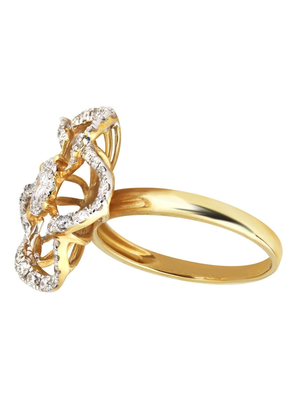 14K Ladies Diamond Cocktail Ring | 0.80 Carats | 4.37 Grams
