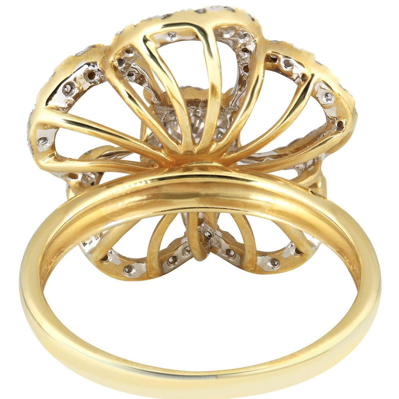 14K Ladies Diamond Cocktail Ring | 0.80 Carats | 4.37 Grams