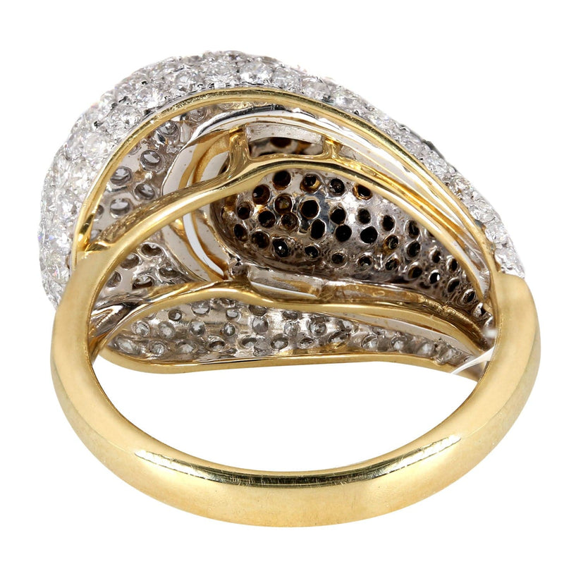 14K Ladies Black Diamond Cocktail Ring | 2.89 Carats | 7.14 Grams
