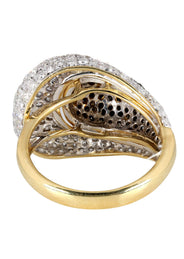 14K Ladies Black Diamond Cocktail Ring | 2.89 Carats | 7.14 Grams