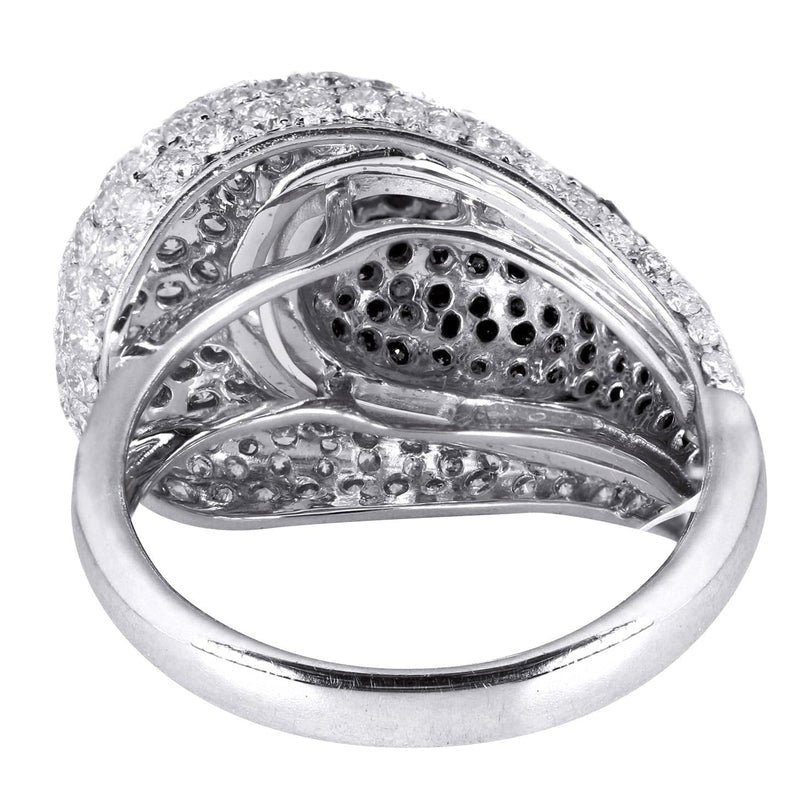 14K Ladies Black Diamond Cocktail Ring | 2.90 Carats | 7.87 Grams