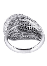 14K Ladies Black Diamond Cocktail Ring | 2.90 Carats | 7.87 Grams