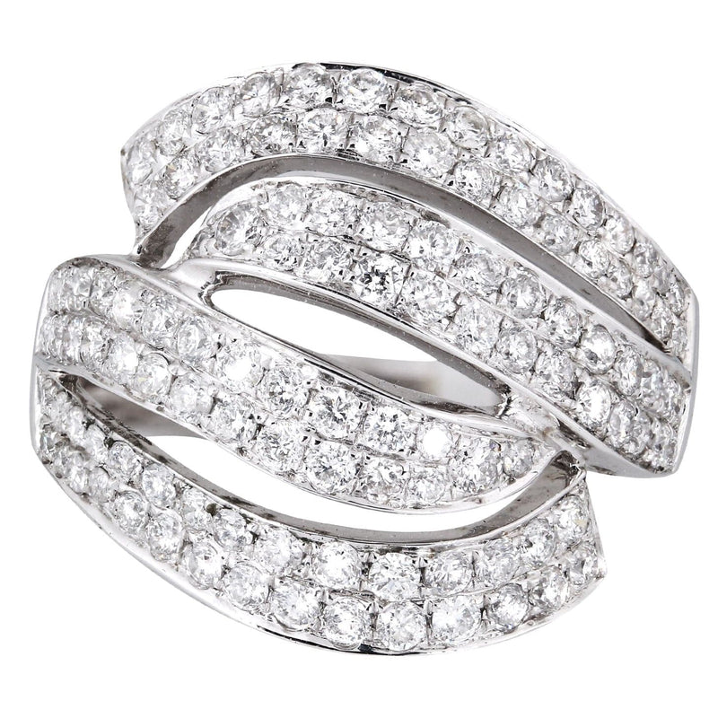 14K Ladies Diamond Cocktail Ring | 1.50 Carats | 5.29 Grams
