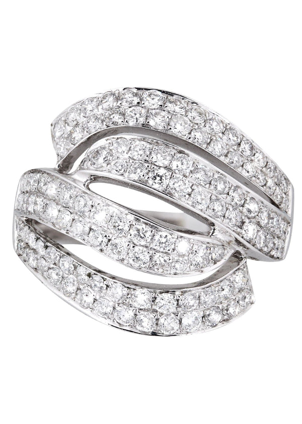 14K Ladies Diamond Cocktail Ring | 1.50 Carats | 5.29 Grams