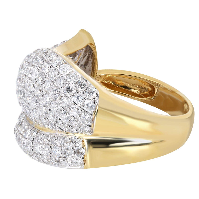 14K Ladies Diamond Cocktail Ring | 0.80 Carats | 4.37 Grams