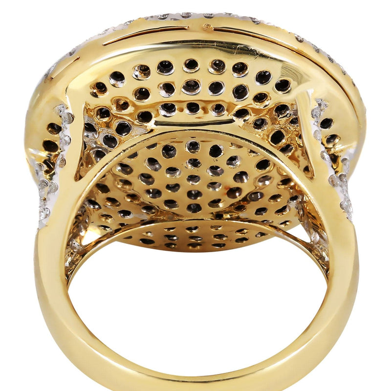 14K Ladies Black Diamond Cocktail Ring | 3.40 Carats | 11.38 Grams
