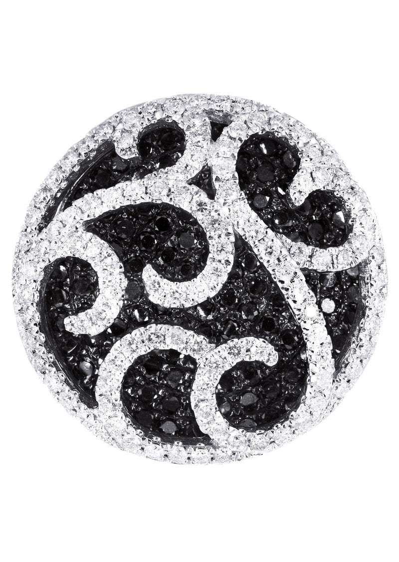 14K Ladies Black Diamond Cocktail Ring | 3.46 Carats | 12.33 Grams