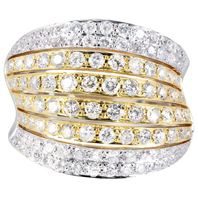 14K Ladies Diamond Cocktail Ring | 2.17 Carats | 8.87 Grams