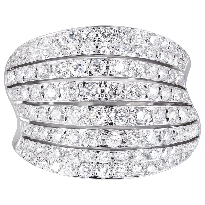 14K Ladies Diamond Cocktail Ring | 2.28 Carats | 9.5 Grams