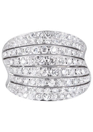 14K Ladies Diamond Cocktail Ring | 2.28 Carats | 9.5 Grams
