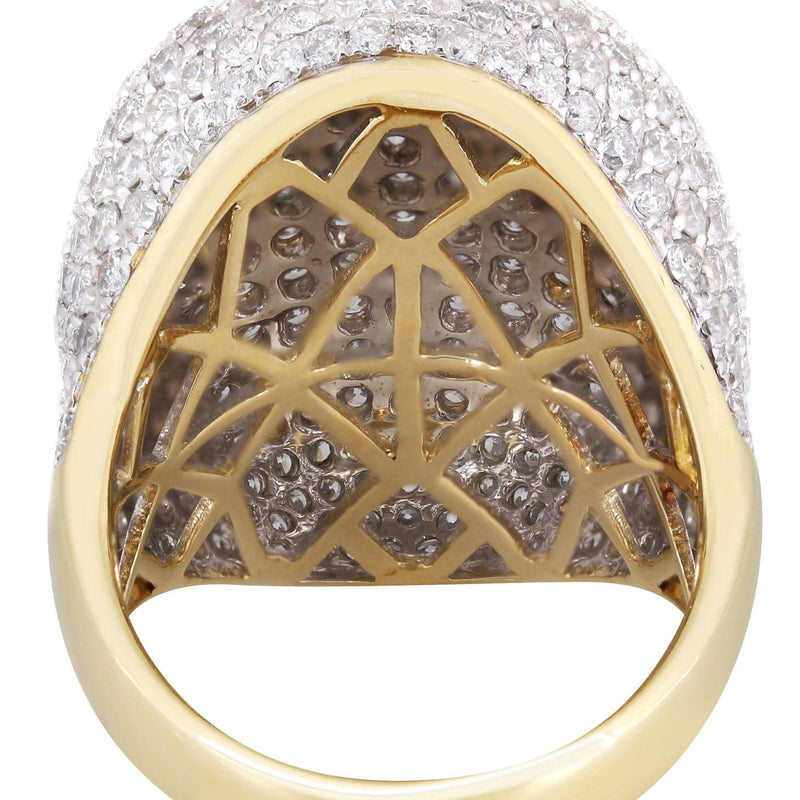 14K Ladies Diamond Cocktail Ring | 6.08 Carats | 15.54 Grams