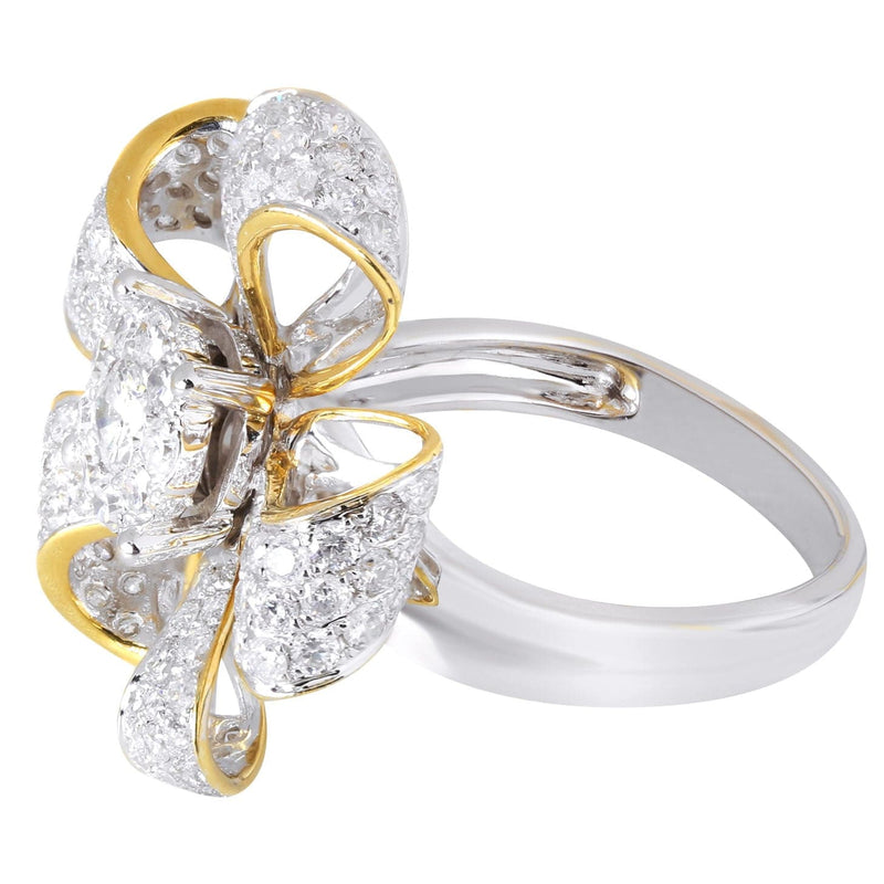 14K Ladies Diamond Cocktail Ring | 1.80 Carats | 7.09 Grams