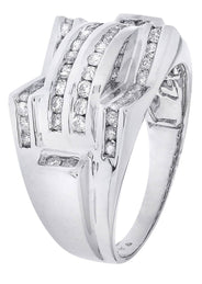 White Gold Mens Diamond Ring| 0.86 Carats| 11.02 Grams