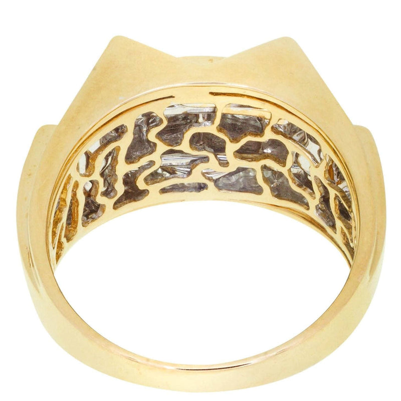 Mens Diamond Ring / Pinky Diamond Ring| 0.86 Carats