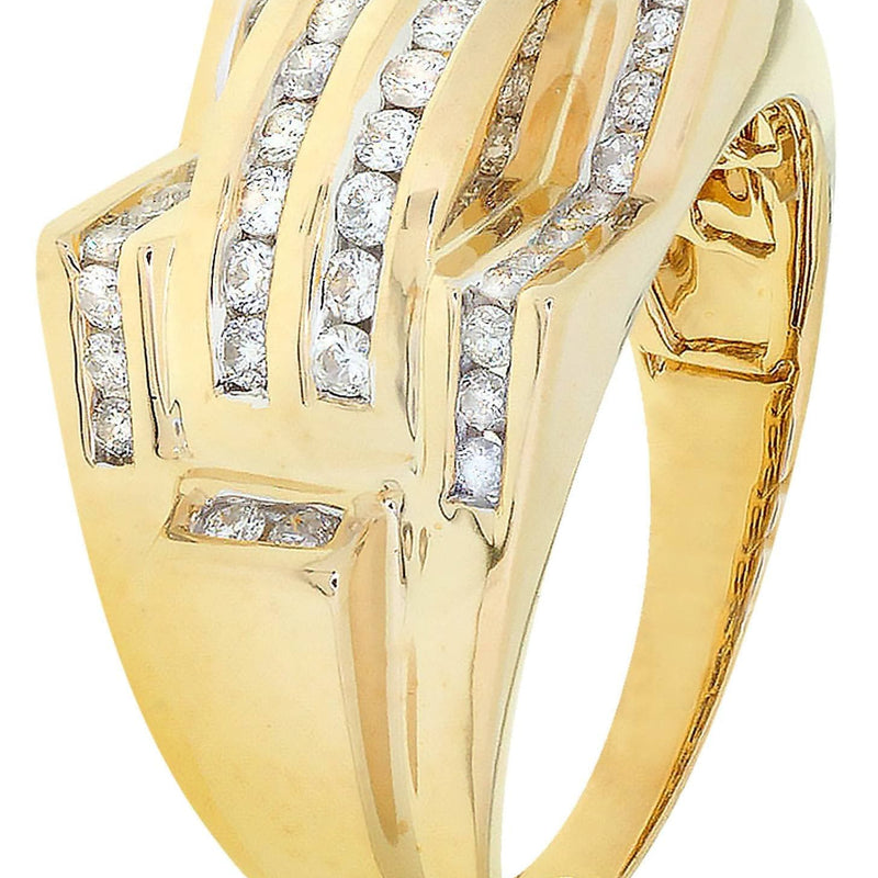Mens Diamond Ring / Pinky Diamond Ring| 0.86 Carats