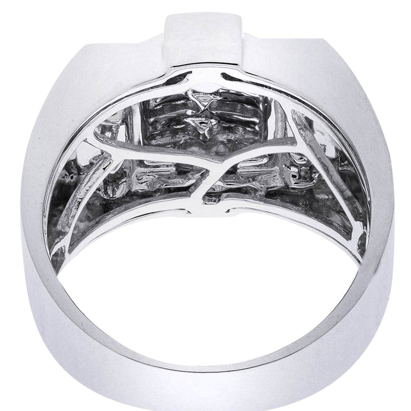 White Gold Mens Diamond Ring| 0.75 Carats| 12.73 Grams