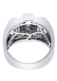 White Gold Mens Diamond Ring| 0.75 Carats| 12.73 Grams