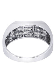 White Gold Mens Diamond Ring| 0.42 Carats| 6.26 Grams