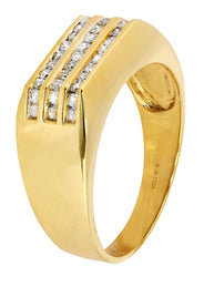 Mens Diamond Ring / Pinky Diamond Ring| 0.44 Carats