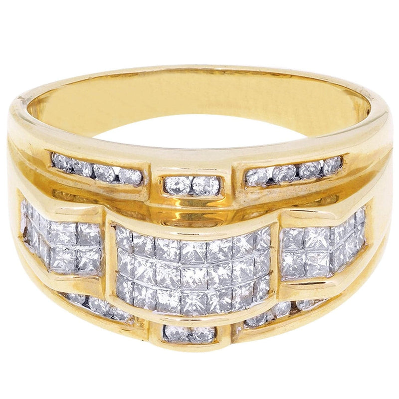 Mens Diamond Ring / Pinky Diamond Ring| 0.7 Carats|