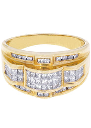Mens Diamond Ring / Pinky Diamond Ring| 0.7 Carats|