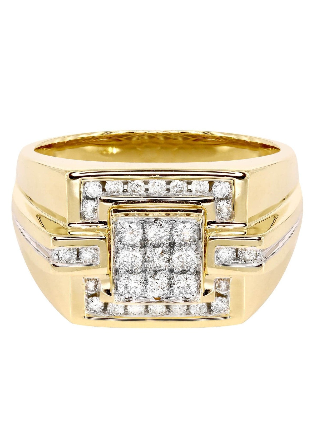 Mens Diamond Ring / Pinky Diamond Ring| 0.64 Carats