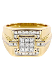 Mens Diamond Ring / Pinky Diamond Ring| 0.64 Carats