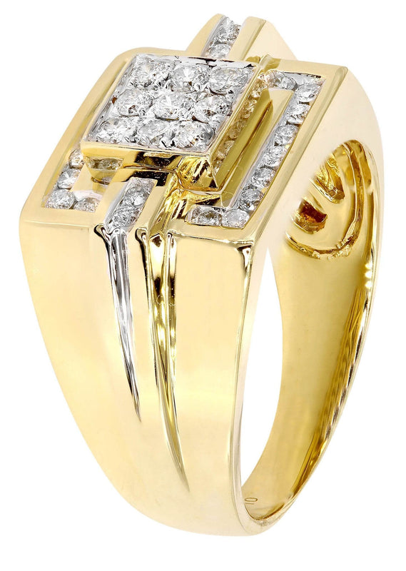 Mens Diamond Ring / Pinky Diamond Ring| 0.64 Carats