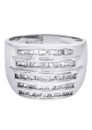 White Gold Mens Diamond Ring| 0.2 Carats| 10.59 Grams