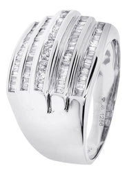White Gold Mens Diamond Ring| 0.2 Carats| 10.59 Grams