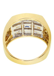 Mens Baguette Diamond Pinky Ring| 0.2 Carats