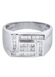 White Gold Mens Diamond Ring| 0.23 Carats| 9.43 Grams
