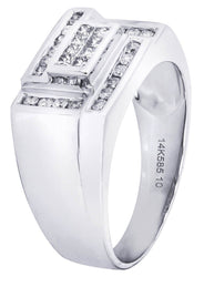 White Gold Mens Diamond Ring| 0.23 Carats| 9.43 Grams