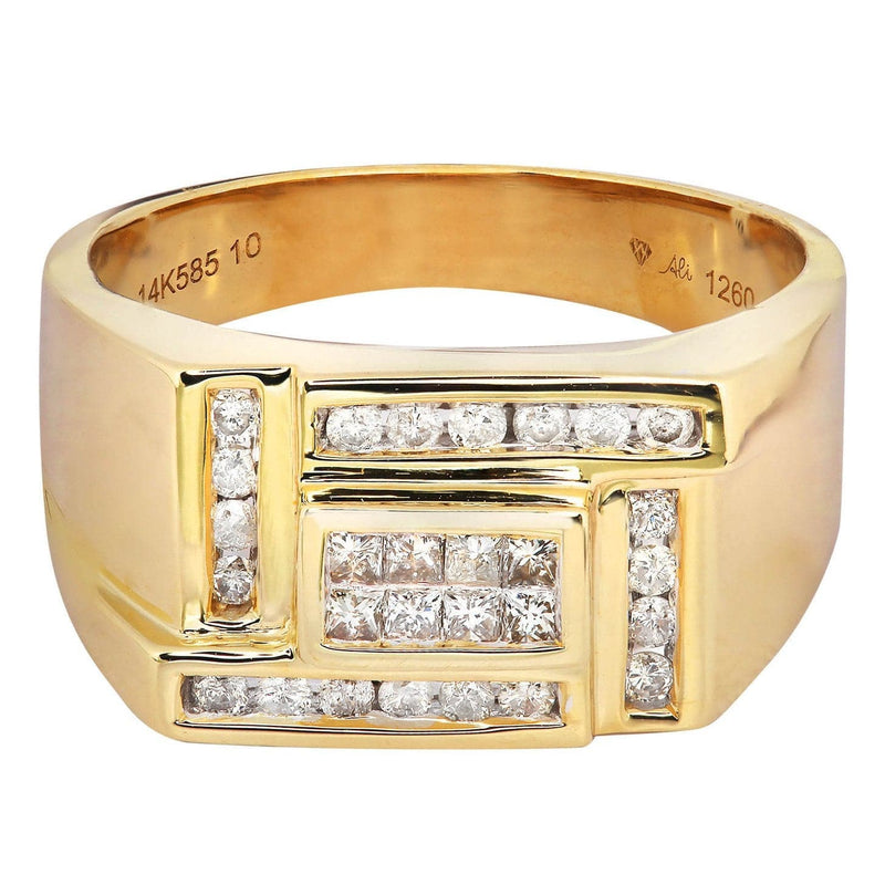 Mens Diamond Ring / Pinky Diamond Ring| 0.33 Carats