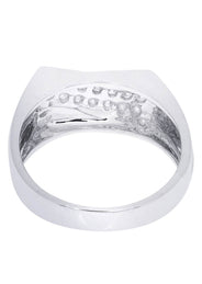 White Gold Mens Diamond Ring| 0.34 Carats| 5.94 Grams