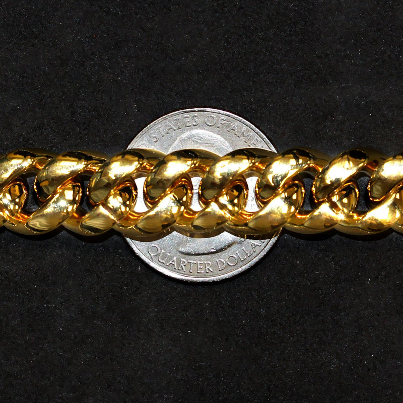 Diamond Miami Cuban Link Chain ( 12 MM )
