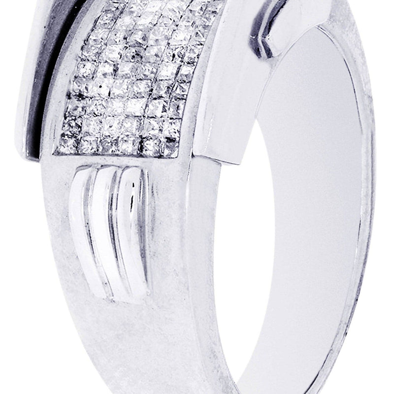 White Gold Mens Diamond Ring| 1.25 Carats| 9.94 Grams