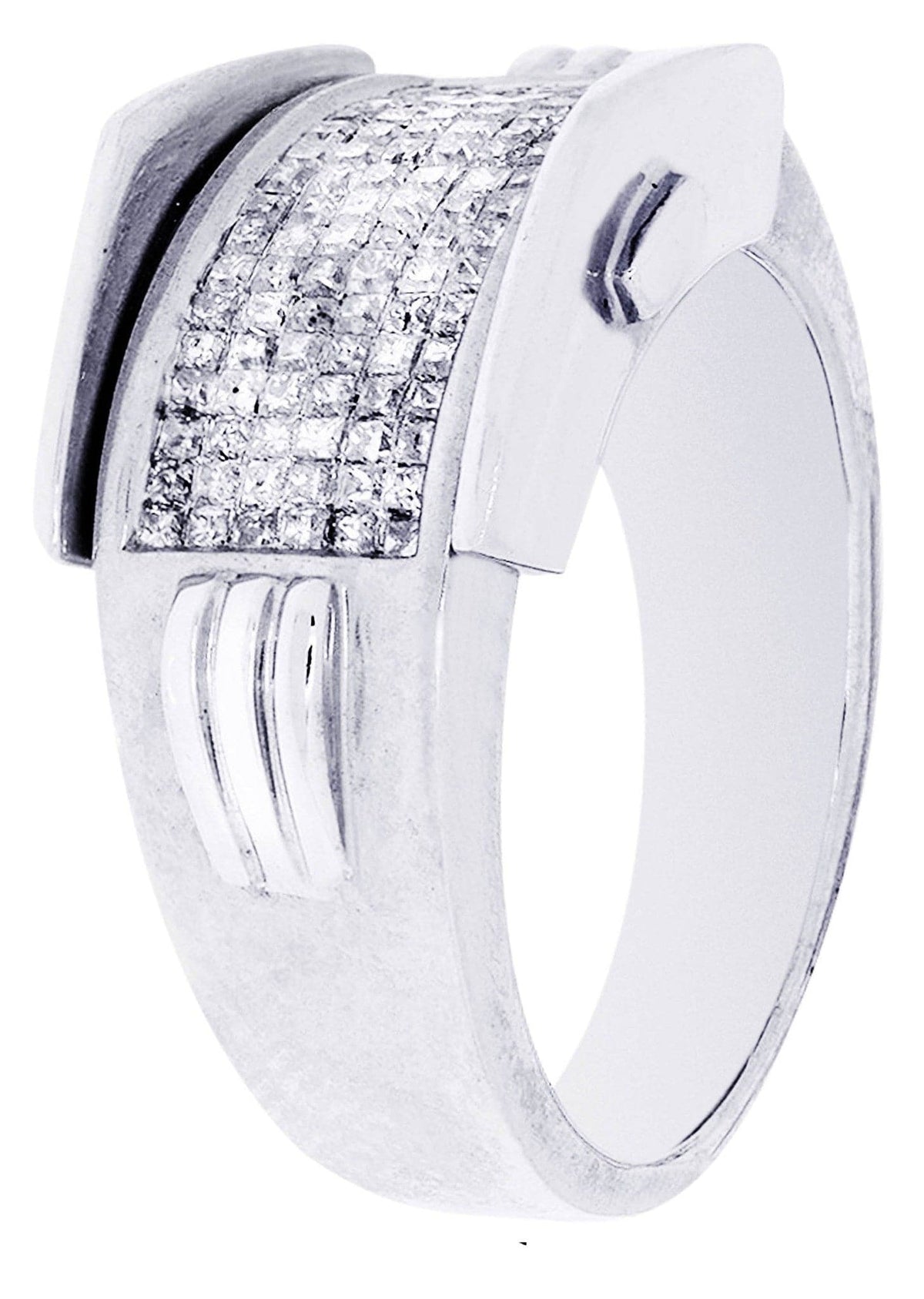 White Gold Mens Diamond Ring| 1.25 Carats| 9.94 Grams