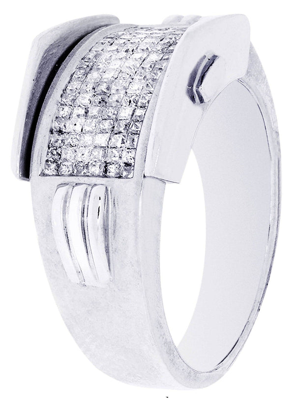 White Gold Mens Diamond Ring| 1.25 Carats| 9.94 Grams