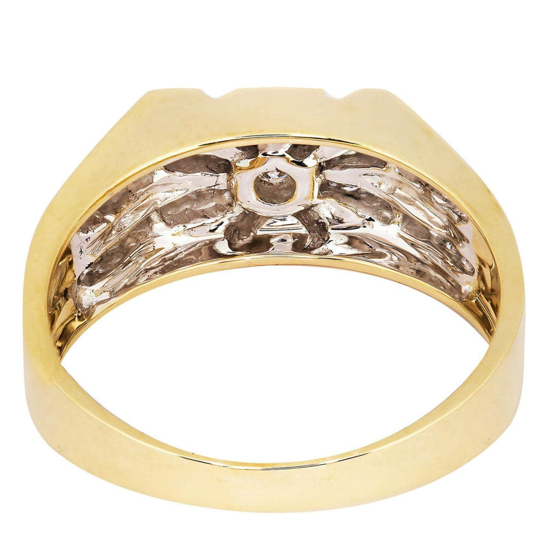 Mens Diamond Ring / Pinky Diamond Ring| 0.44 Carats