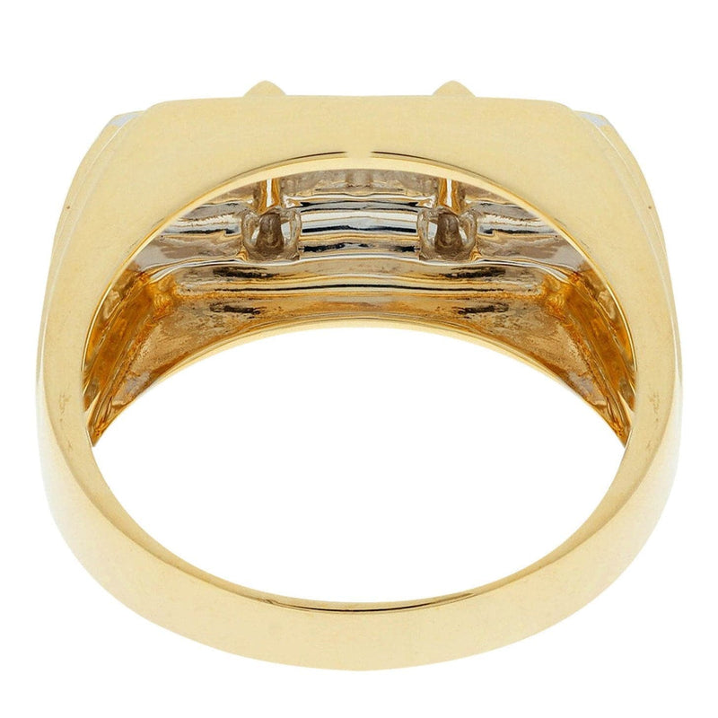 Mens Diamond Pinky Ring| 0.19 Carats| 6.77 Grams