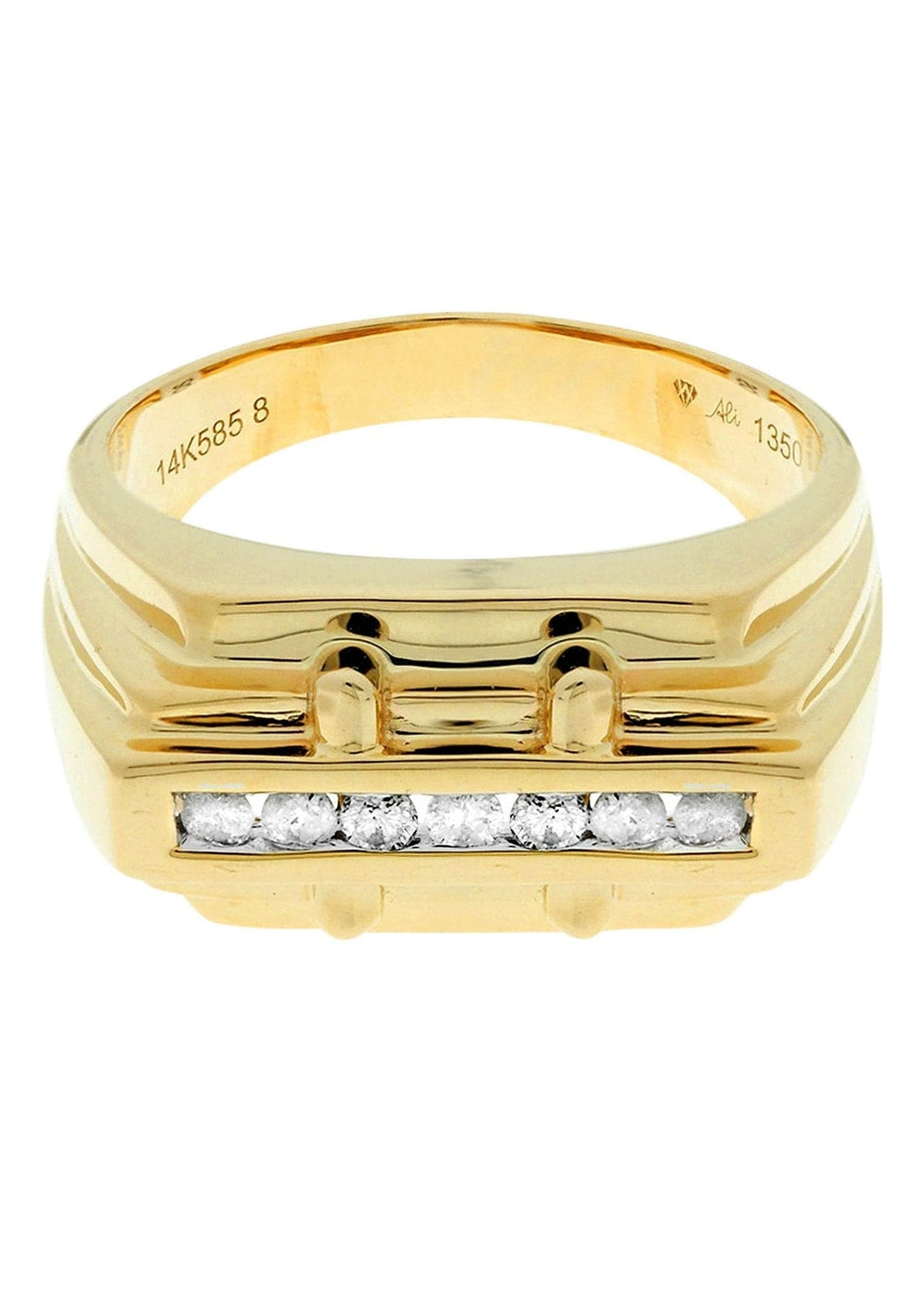 Mens Diamond Pinky Ring| 0.19 Carats| 6.77 Grams