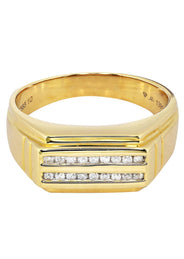 Mens Diamond Ring / Pinky Diamond Ring| 0.17 Carats
