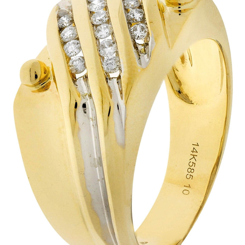 Mens Diamond Ring / Pinky Diamond Ring| 0.4 Carats