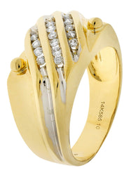 Mens Diamond Ring / Pinky Diamond Ring| 0.4 Carats