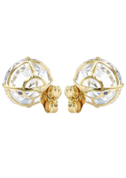 Lab Grown Diamond Stud Earrings - 14K Yellow Gold