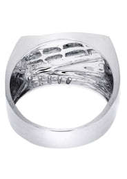 White Gold Mens Diamond Ring| 0.4 Carats| 10.94 Grams